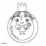 Coloring Pages Holly Ben Plum Nanny Sticker Related Posts sketch template