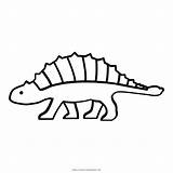 Ankylosaurus Coloring Icon Jurassic Dinosaur Fossil Cretaceous Armored Armoured Pages sketch template