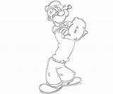 Popeye Coloring Character Pages Supertweet Popular sketch template
