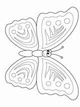 Butterfly Coloring Sheet Insects Happy Print Kids Printable Pages Benscoloringpages Preschool Choose Board sketch template