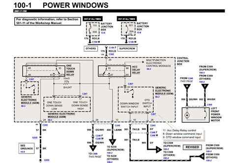 ford  power window wiring diagram images faceitsaloncom