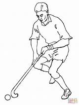 Hockey Field Coloring Playing Pages Drawing Players Sport Color Kids Sketch Getdrawings Pencil Printable Pic Realistic Games Online Getcolorings sketch template