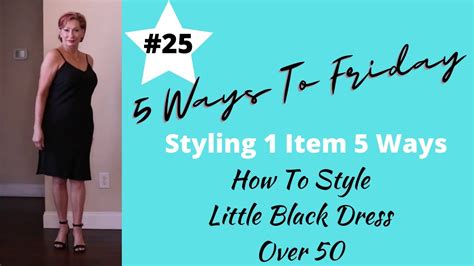 5 Ways To Friday How To Style A Lbd Sexy Slip Dress Over 50