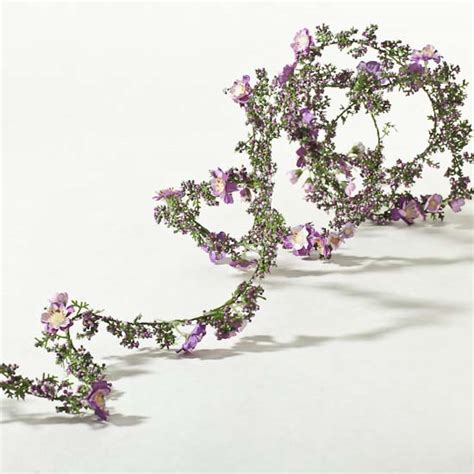 mini violet cherry blossom roping garland whats  dollhouse miniatures doll supplies