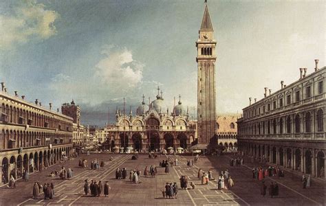 Attempted Bloggery Canaletto S Piazza San Marco