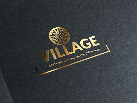 village logo design  jack schlifer  dribbble