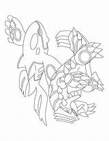 Coloring Pokemon Groudon Kyogre Pages Primal Coloriage Mega Ausmalbilder Empoleon Colouring Vs Awesome Drawing Line Print Getdrawings Getcolorings Printable Library sketch template