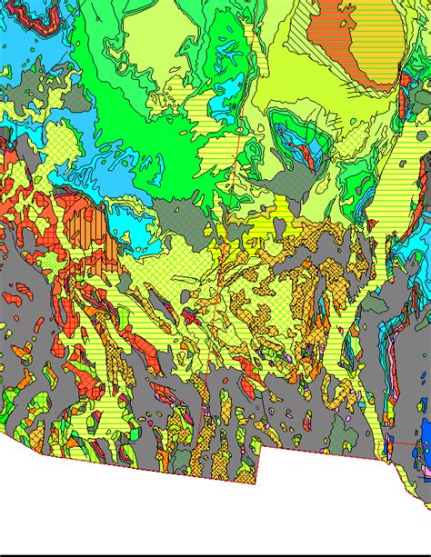 geological map section
