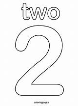 Two Coloring Numbers Coloringpage Eu sketch template