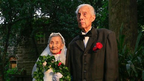 98 year old couple recreates their wedding day 70 years later