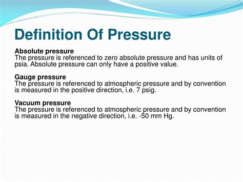 pressure measurements powerpoint    id