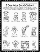 Choices Good Making Worksheet Make Kindergarten School Classroom Bad Pages Preschool Rules Kids Choice Behavior Activities Lessons Bible Worksheets Coloring sketch template