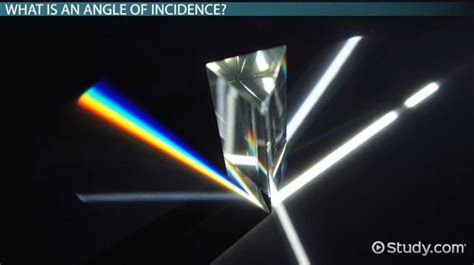 angle  incidence  refraction definition formula lesson
