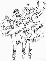 Ballet Coloring Pages Lake Swan sketch template
