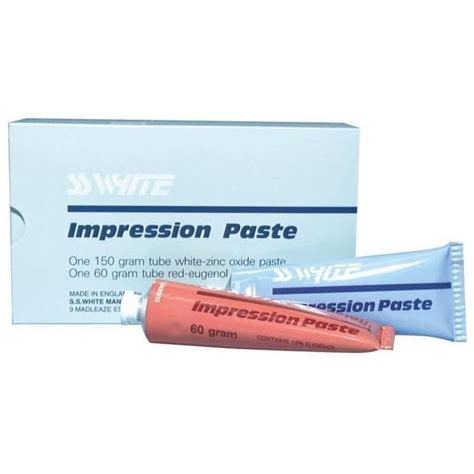 ss white impression paste  impressions  bf mulholland  uk