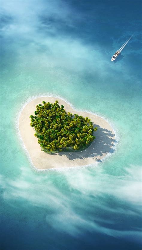 720p Free Download Love Island Beach Boat Island Landscape Love
