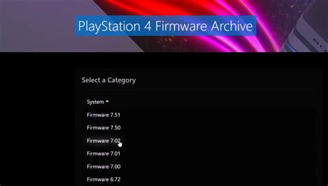 update the ps4 to 5 05 6 72 or 7 02 firmware