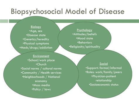 biopsychosocial model  disease powerpoint