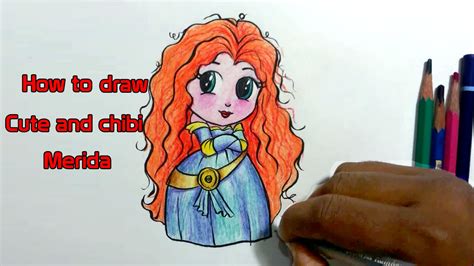 Drawing Chibi Merida How To Draw Cute Cartoons Youtube