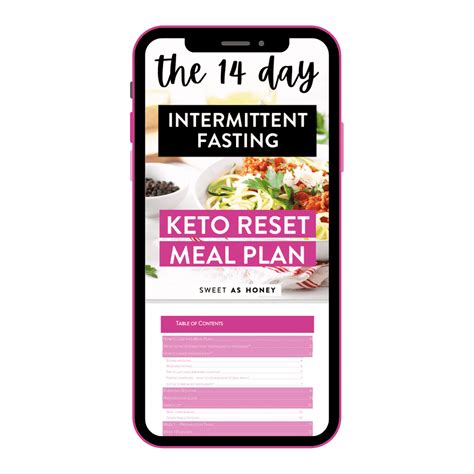 14 Day Intermittent Fasting Keto Meal Plan Ebook Sweetashoney Sah