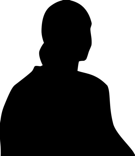 silhouette of a person sitting at getdrawings free download