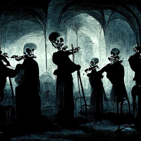 skeleton orchestra  painting   fineartprints fine art america
