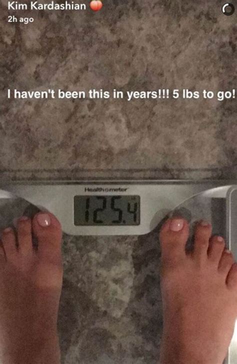 kim kardashian weight loss reality star reveals weight