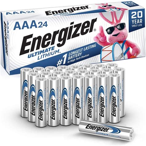 energizer aaa lithium batteries ultimate lithium triple  battery  count longest lasting