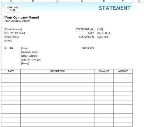 printable billing statements room surfcom