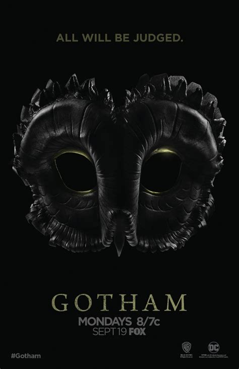 court of owls teased in gotham season three poster heroic hollywood