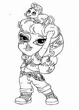 Ghoulia sketch template