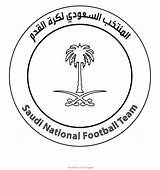 Football Arabie Saoudite Arabia Coloriage Fifa Savoir sketch template