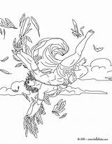 Mythology Icarus sketch template