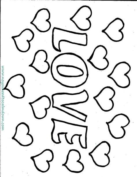love coloring page feature     calm