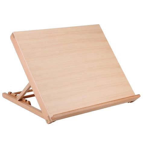 multifunctional large drawing board  desk adjustable wood drawing