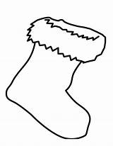 Stocking Colouring Disimpan Socialissues Stockings Clipartmag sketch template