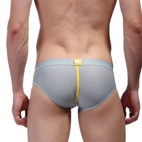 Hot Design Mens Super Sexy Hole Boxer Briefs Low Rise Pouch Underwear