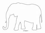 Elephant Template Coloring Reddit Email Twitter sketch template