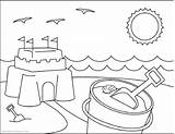 Coloring Pages Summer Pdf Printable Kids Licious Beach 8th June sketch template