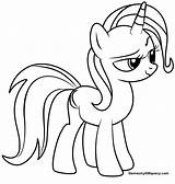Mlp Pony Trixie Gamesmylittlepony Cadence sketch template