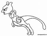 Pokemon Pages Mewtwo Coloring Mew Drawing Color Getdrawings Coloringpagesonly sketch template