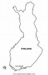 Finlandia Mapa Colorear Finland Finnland Landkarte Disegno Cartine Malvorlage Landkarten Bandera Ausmalen Colorea Geografie Nazioni Kategorien Gratismalvorlagen sketch template