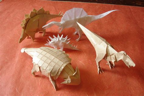 origami dinosaurs  origami artist galen  deviantart