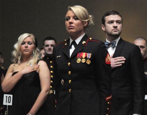 justin timberlake fulfilled his promise and attended a marine corps ball marine corps ball