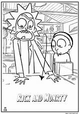 Morty Rick Coloring Pages Adult Color Book Swim Printable Drawing Colouring Sheets Drawings Books Magic Getcolorings Archives Print Tsum Characters sketch template