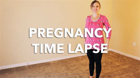 pregnancy time lapse nine months pregnancy transformation youtube