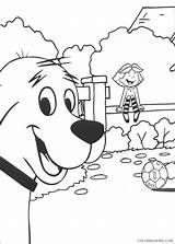 Clifford Coloring Dog Coloring4free Printable Pages Red Big sketch template