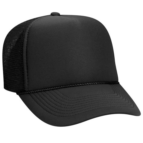 otto polyester foam front  panel pro style mesh  trucker hat