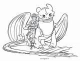 Hiccup Toothless Dragonul sketch template