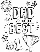 Dad Coloring Fathers Pages Printable Ever Father Birthday Happy Drawing Drawings Cards Card Color Poems Kids Super Dads Quotes Print sketch template
